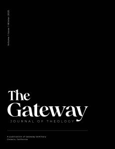 Cover of The Gateway Journal of Theology